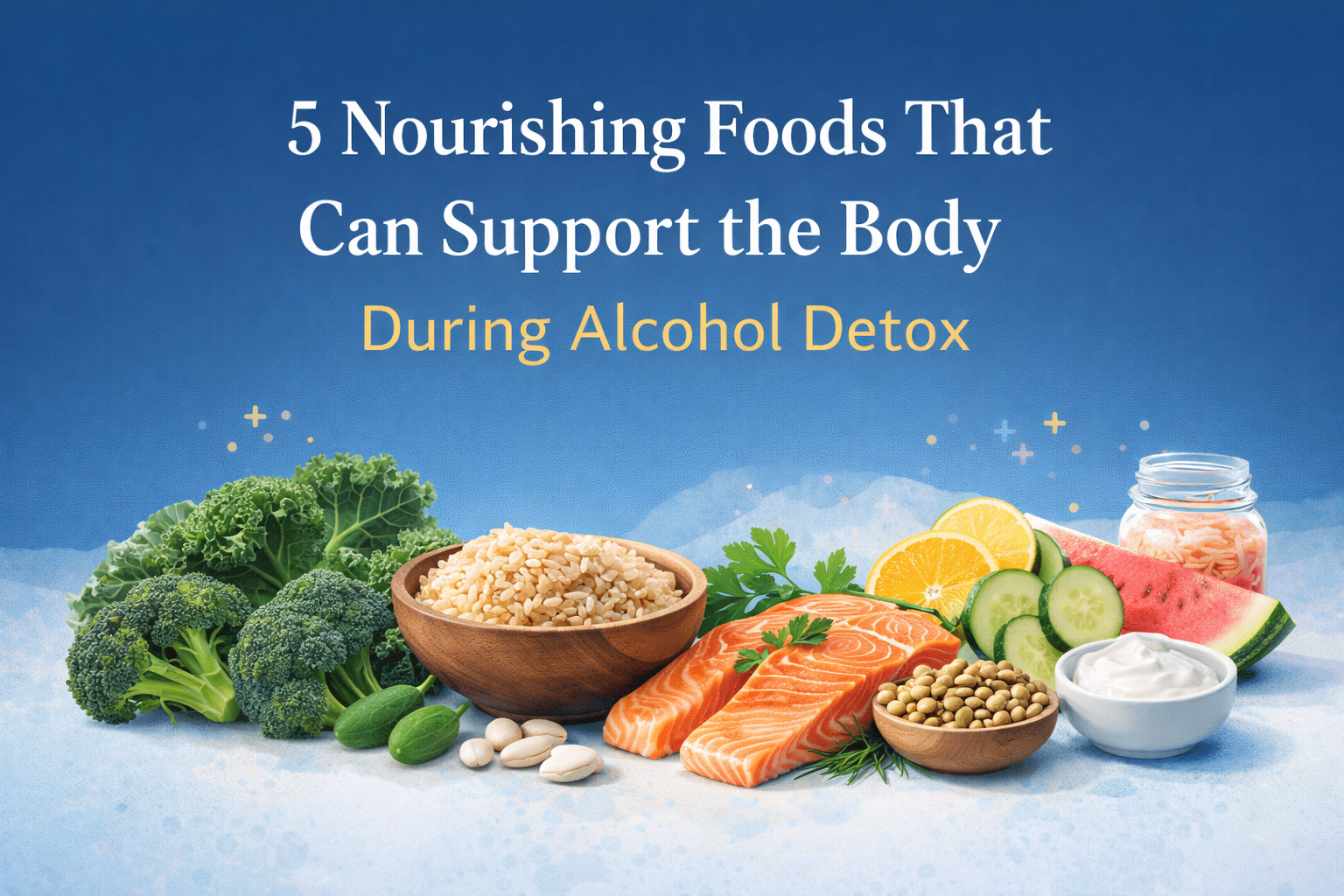 food supporting alcohol detox